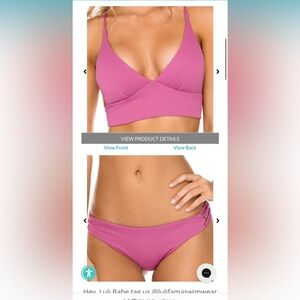 Luli Fama Orillas Del Mar Bikini Set Size XL